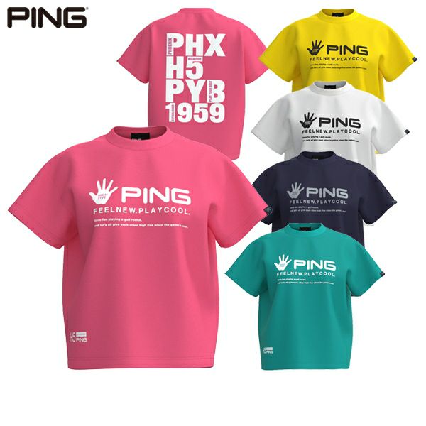 Tシャツ レディース ピン PING 2025 春夏 新作 ゴルフウェア