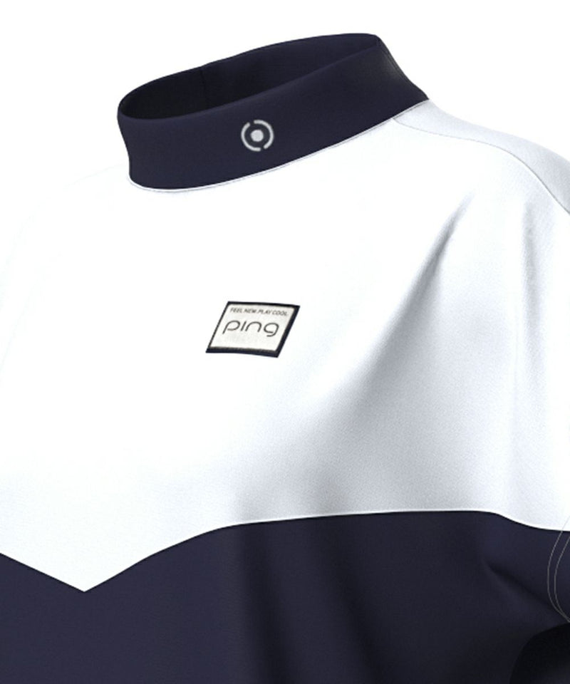 High neck shirt for women PING 2025 Spring/Summer New Golf Wear