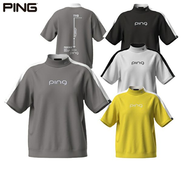 女性高領襯衫PING 2025春季/夏季新高爾夫服裝