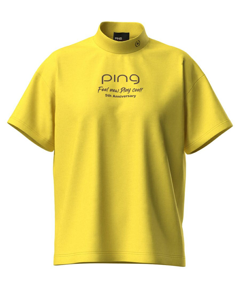 女性短袖高頸襯衫Ping Ping 2025春季/夏季新高爾夫服裝