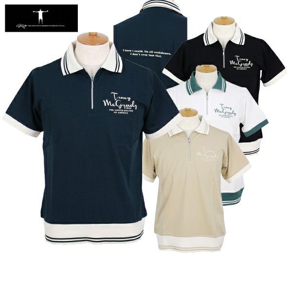 Polo Shirt Men's T-MAC T-MAC 2025 Spring/Summer New Golf Wear