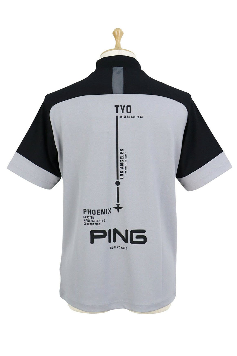 High Neck Shirt Men's Ping PING 2025 Spring/Summer New Golf Wear