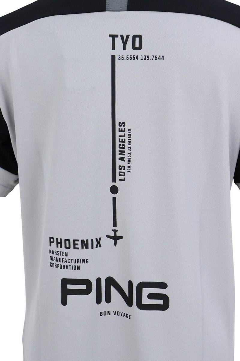 High Neck Shirt Men's Ping PING 2025 Spring/Summer New Golf Wear