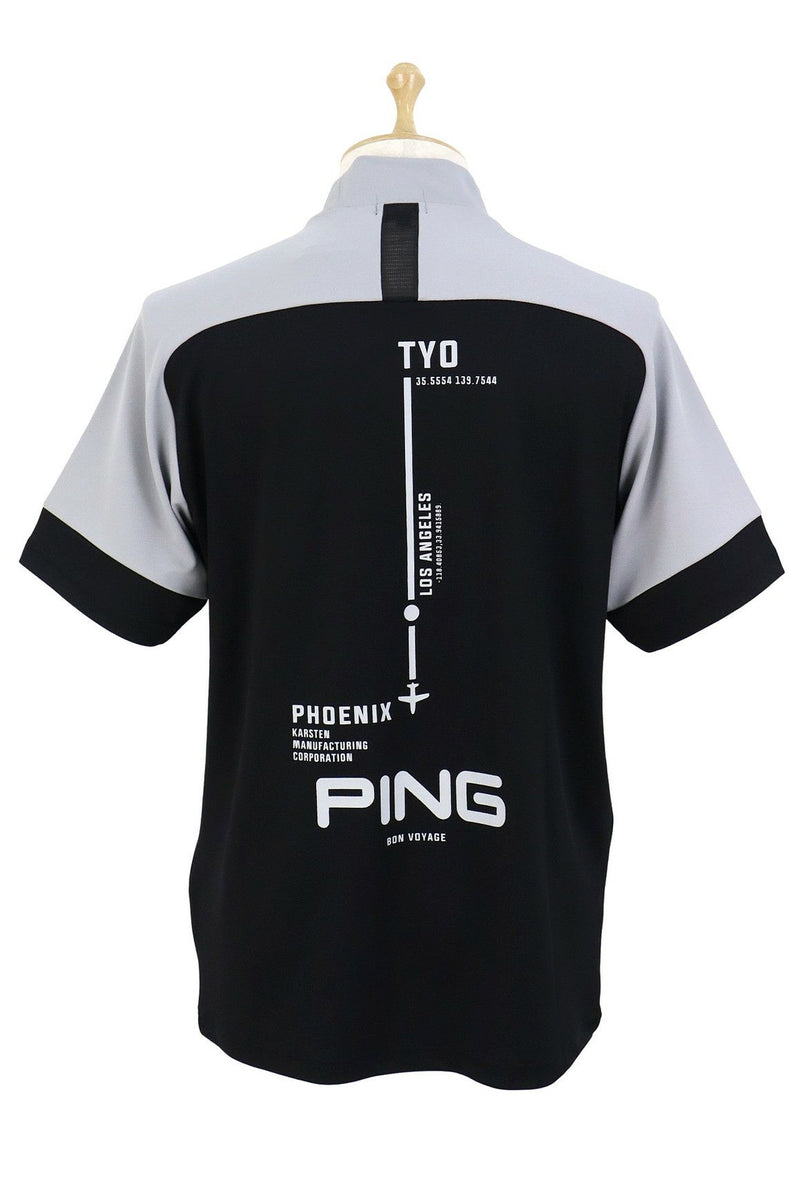 High Neck Shirt Men's Ping PING 2025 Spring/Summer New Golf Wear