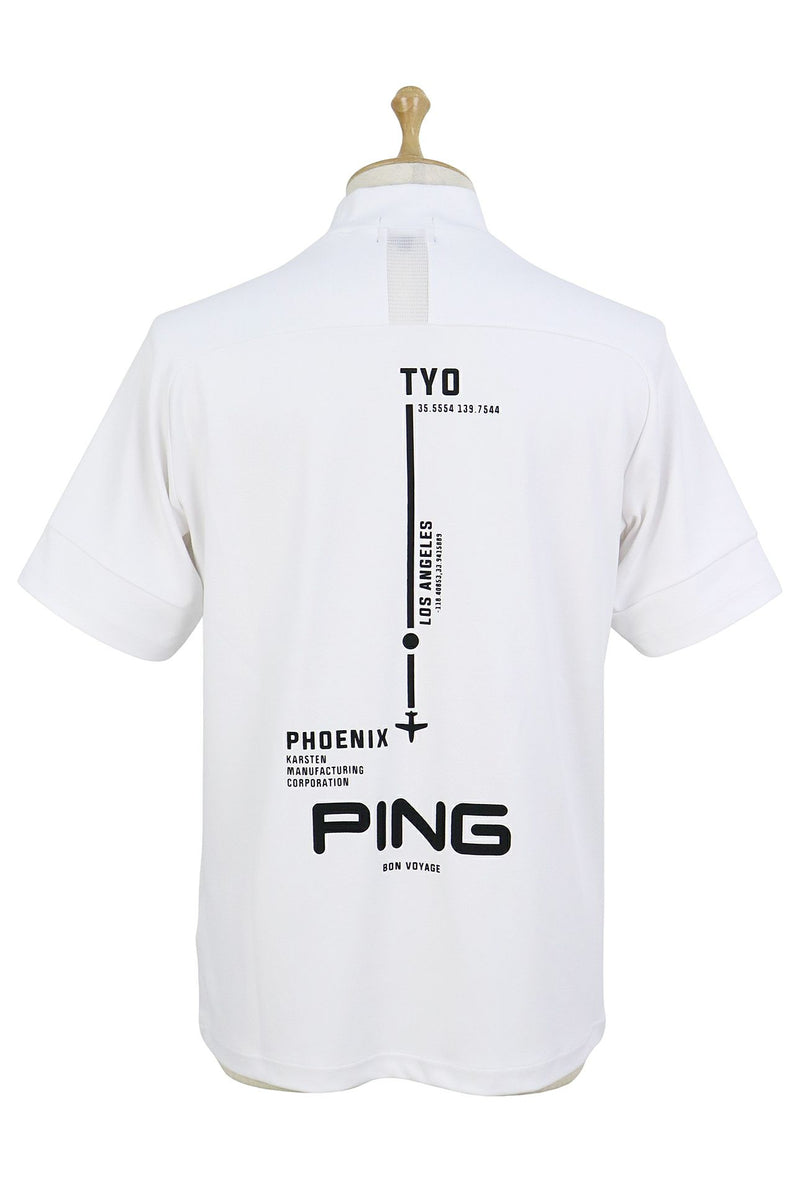 High Neck Shirt Men's Ping PING 2025 Spring/Summer New Golf Wear