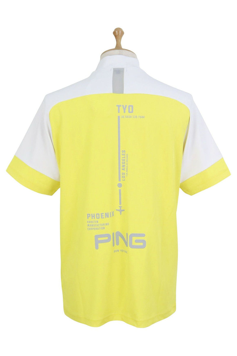 High Neck Shirt Men's Ping PING 2025 Spring/Summer New Golf Wear