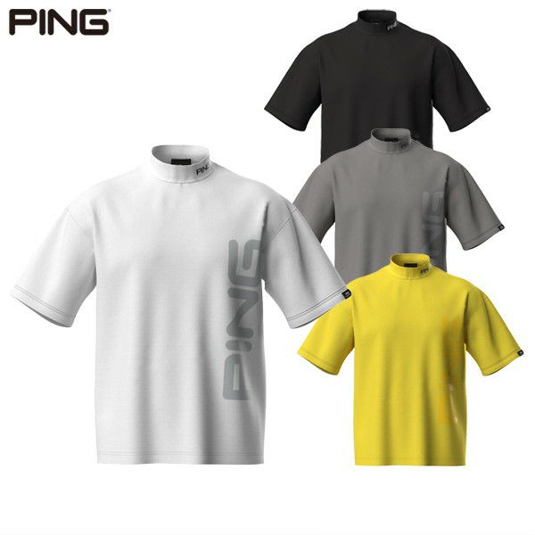 High Neck Shirt Men's Ping PING 2025 Spring/Summer New Golf Wear