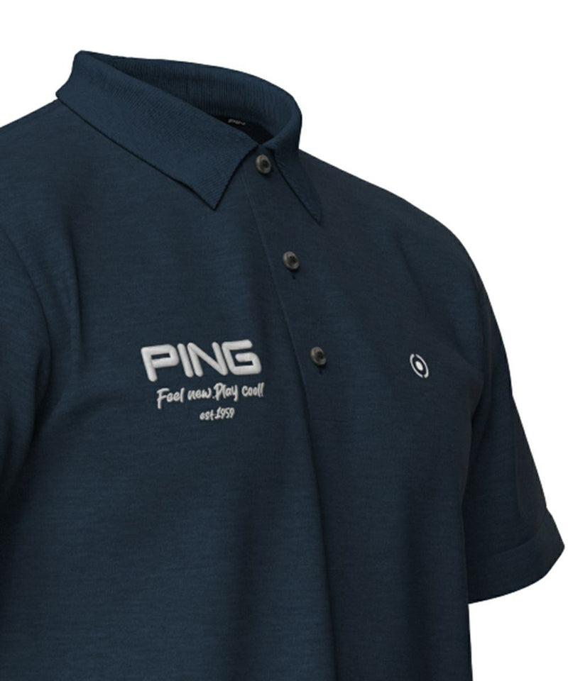 Men's Polo Shirt PING 2025 Spring/Summer New Golf Wear