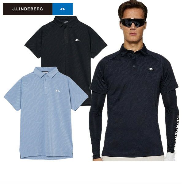 Men's Polo Shirt J.LINDEBERG Japan Official Product 2025 Spring/Summer New Golf Wear