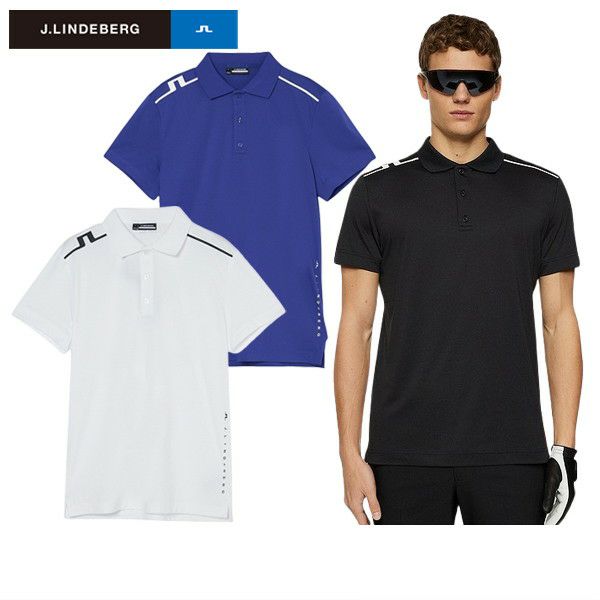 Men's Polo Shirt J.LINDEBERG Japan Official Product 2025 Spring/Summer New Golf Wear