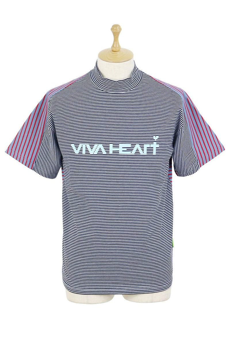 High neck shirt for men VIVA HEART 2025 Spring/Summer New Golf Wear