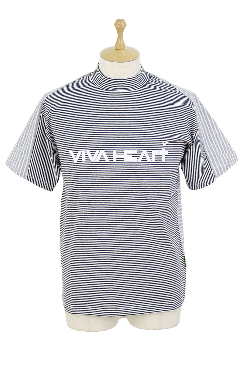 High neck shirt for men VIVA HEART 2025 Spring/Summer New Golf Wear