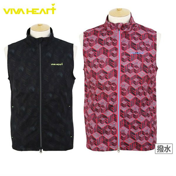 Vest  Men's Viva Heart VIVA HEART 2025 Spring/Summer New Golf Wear