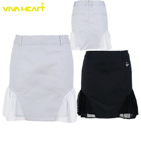 Women's Skirt VIVA HEART 2025 Spring/Summer New Golf Wear