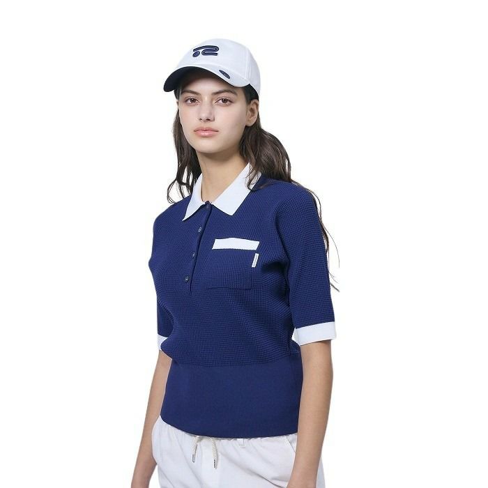 Polo shirt for women ROSASEN Aline 2025 Spring/Summer New Golf Wear