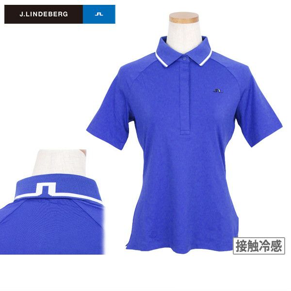 Polo shirt for women J.LINDEBERG J.LINDEBERG Japanese genuine product 2025 Spring/Summer new golf wear