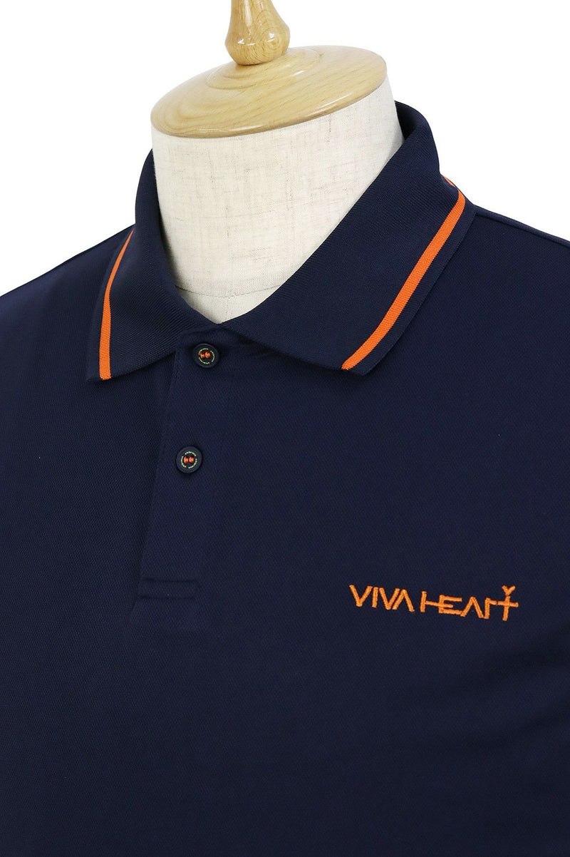 Short-sleeved polo shirt for men VIVA HEART 2025 Spring/Summer New Golf Wear