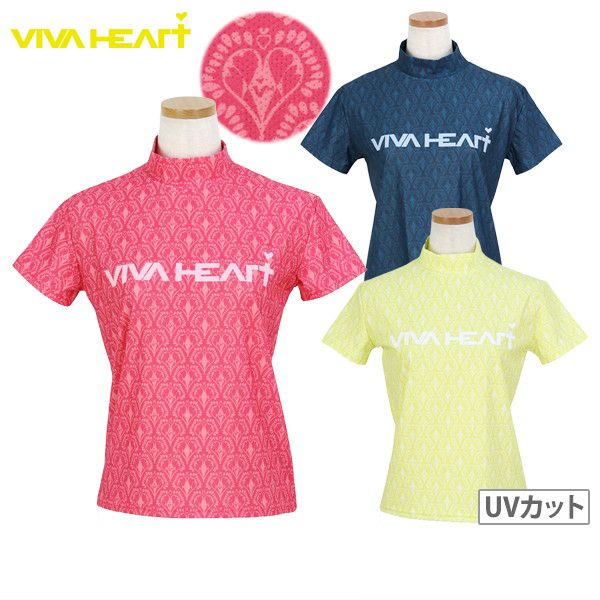 High neck shirt for women VIVA HEART 2025 Spring/Summer New Golf Wear