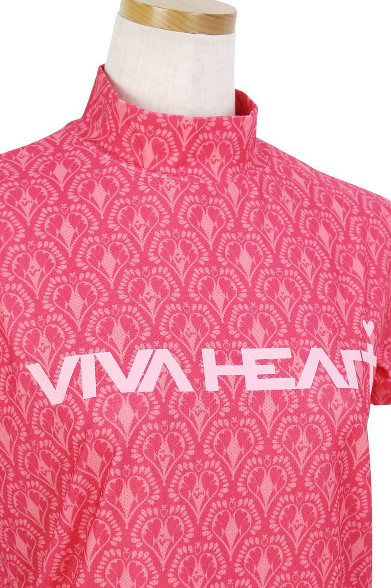 High neck shirt for women VIVA HEART 2025 Spring/Summer New Golf Wear