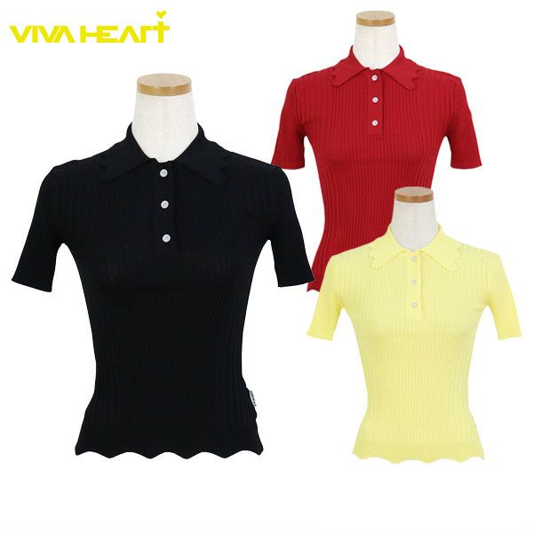 Polo shirt for women Viva Heart VIVA HEART 2025 Spring/Summer New Golf Wear