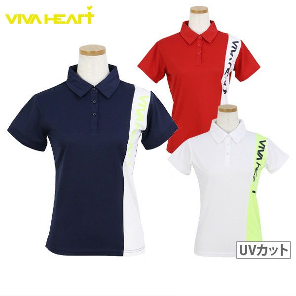 여성을위한 폴로 셔츠 Viva Heart Viva Heart 2025 Spring/Summer New Golf Wear