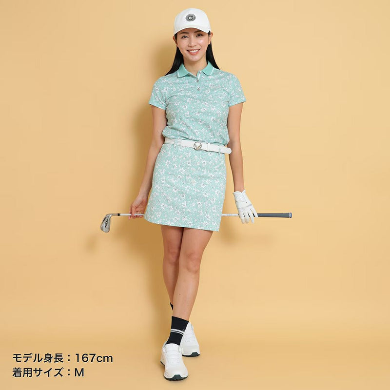 女子马球衬衫卡拉威服装卡拉威高尔夫卡拉威服装2025春季/夏季新高尔夫服装