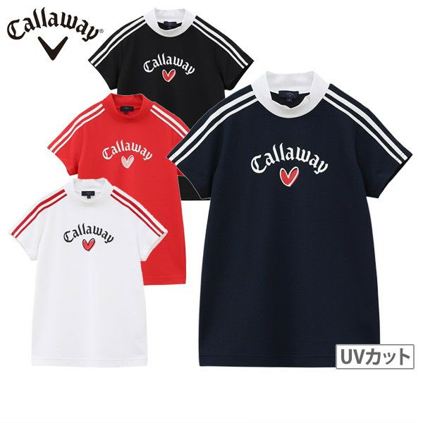 女子高領襯衫Callaway服裝Callaway高爾夫Callaway服裝2025春季/夏季新高爾夫服裝