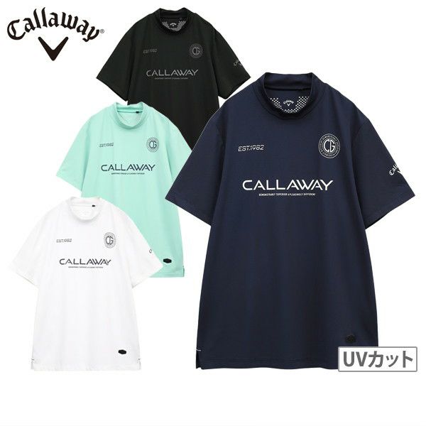 High neck shirt for men Callaway apparel Callaway golf Callaway APPAREL 2025 Spring/Summer New Golf Wear