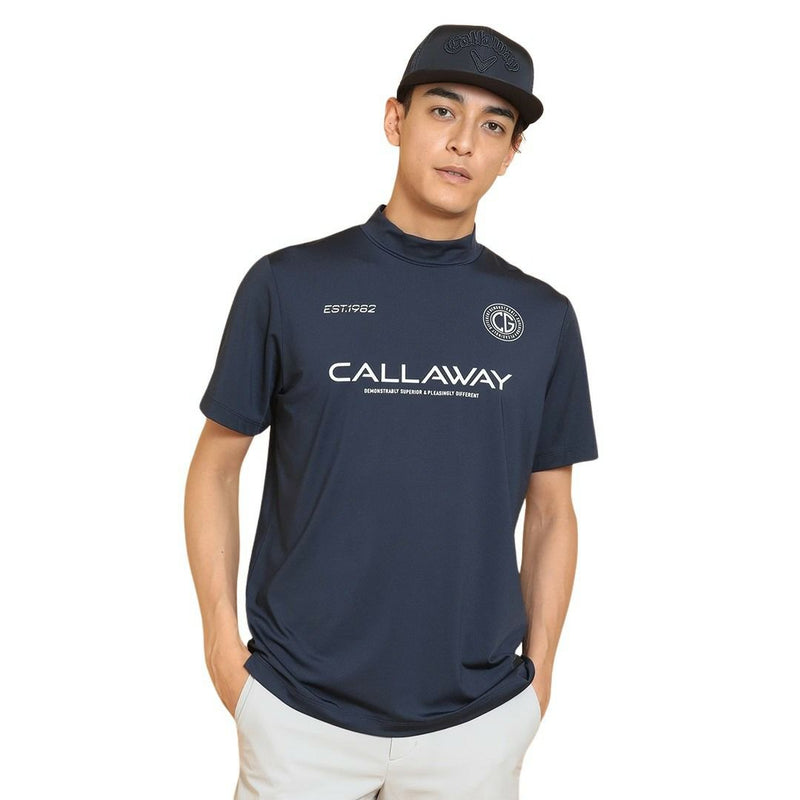 High neck shirt for men Callaway apparel Callaway golf Callaway APPAREL 2025 Spring/Summer New Golf Wear