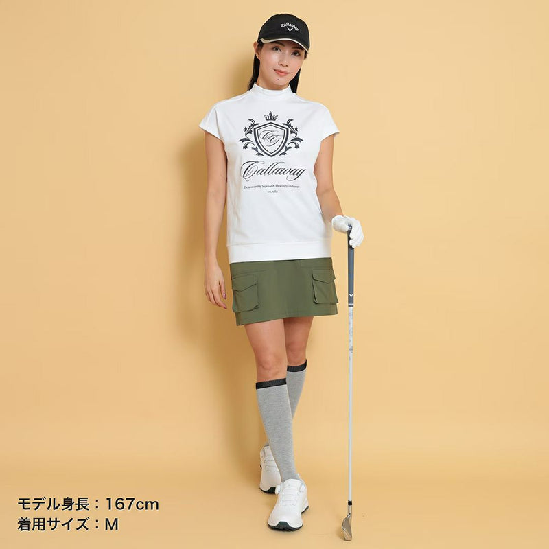 女士高脖子襯衫Callaway服裝Callaway服裝2025春季/夏季新高爾夫服裝