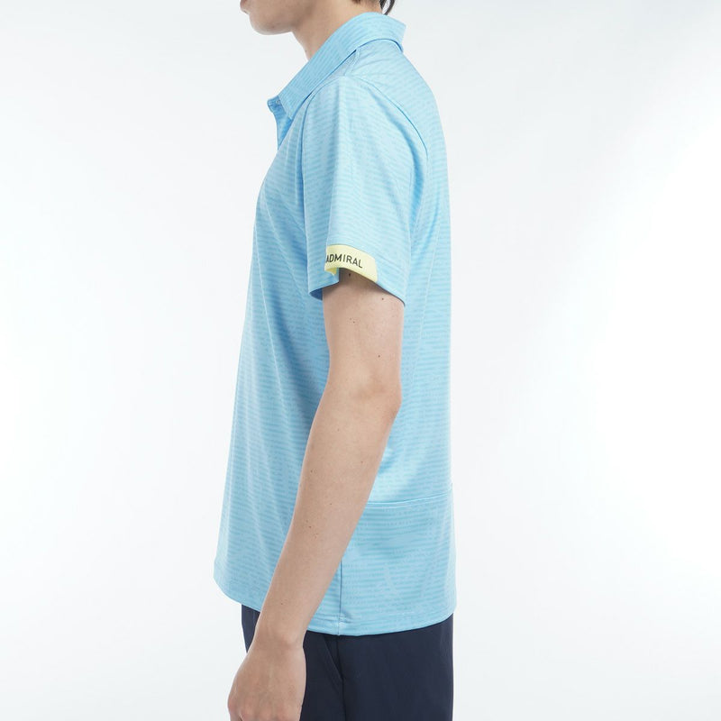 Men's Polo Shirt Admiral Golf Admiral Golf Japan Official Product 2025 Spring/Summer New Golf Wear