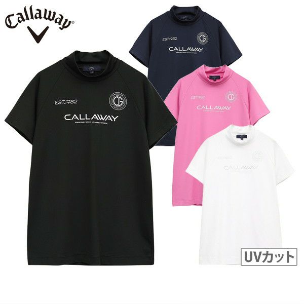 女子高領襯衫Callaway服裝Callaway高爾夫Callaway服裝2025春季/夏季新高爾夫服裝