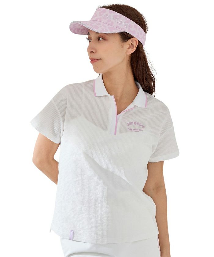 Polo shirt for women Jun & Lope Jun & Lope JUN & Lope JUN & Lope 2025 Spring/Summer New Golf Wear