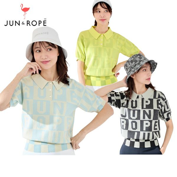 Polo shirt for women Jun & Lope Jun & Lope JUN & Lope JUN & Lope 2025 Spring/Summer New Golf Wear