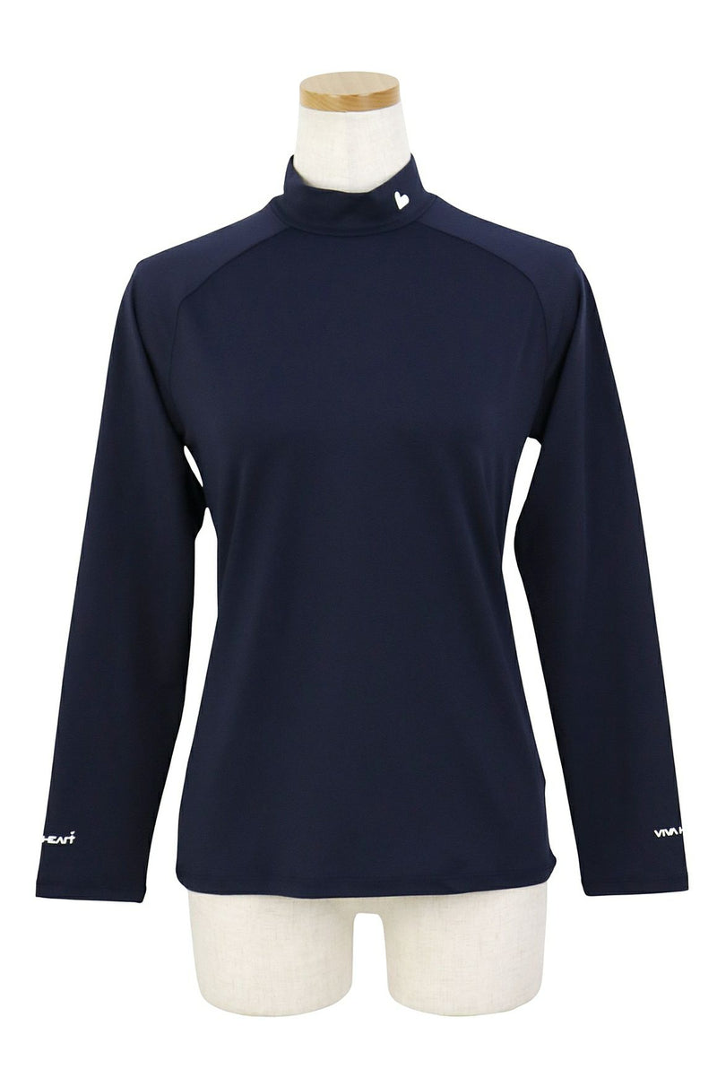 High neck shirt for women VIVA HEART 2025 Spring/Summer New Golf Wear