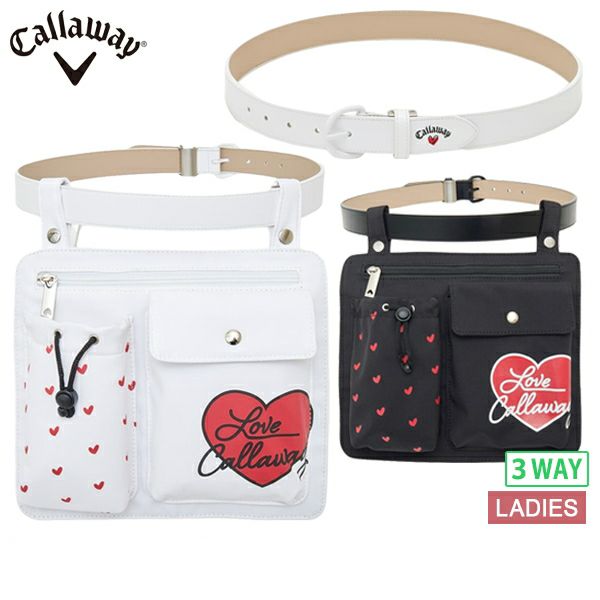 Waist pouch belt for women Callaway apparel Callaway golf Callaway APPAREL 2025 Spring/Summer New Golf