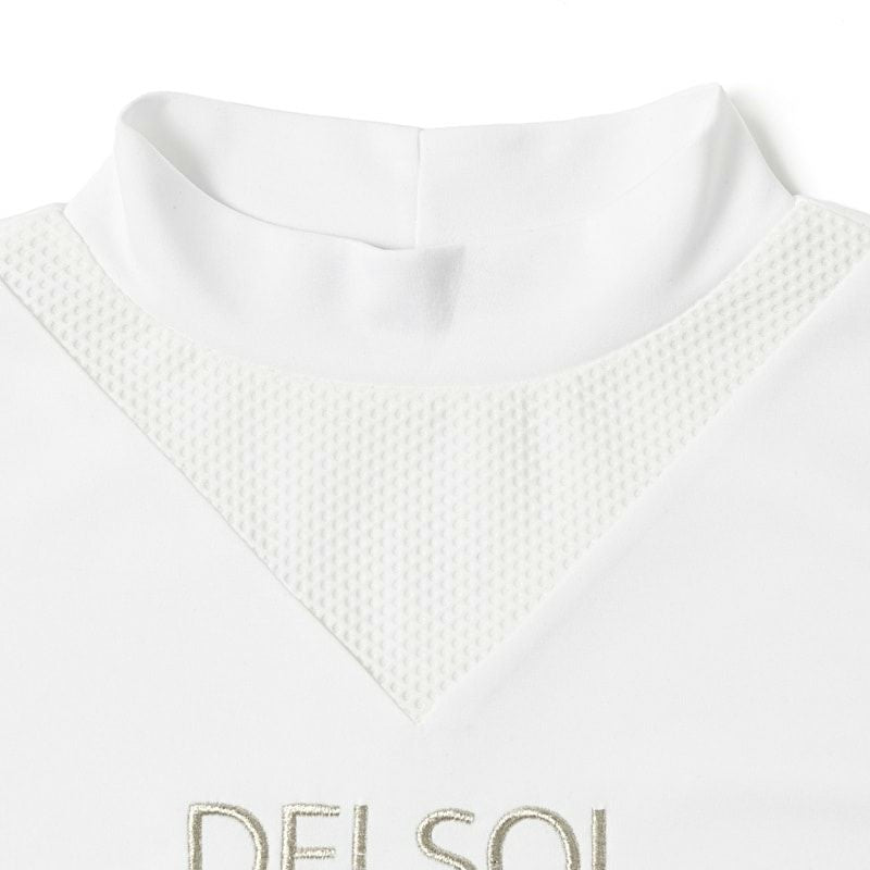 女子高頸襯衫Delsol高爾夫Delsol高爾夫2025春季/夏季新高爾夫服裝