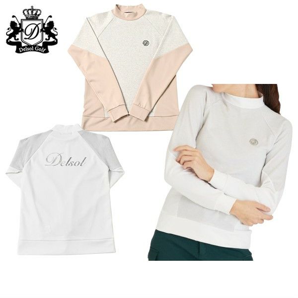 High neck shirt for women Delsol Golf DELSOL GOLF 2025 Spring/Summer New Golf Wear