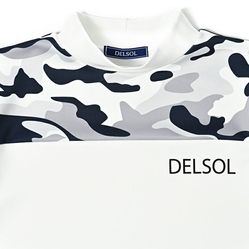 High neck shirt for women Delsol Golf DELSOL GOLF 2025 Spring/Summer New Golf Wear