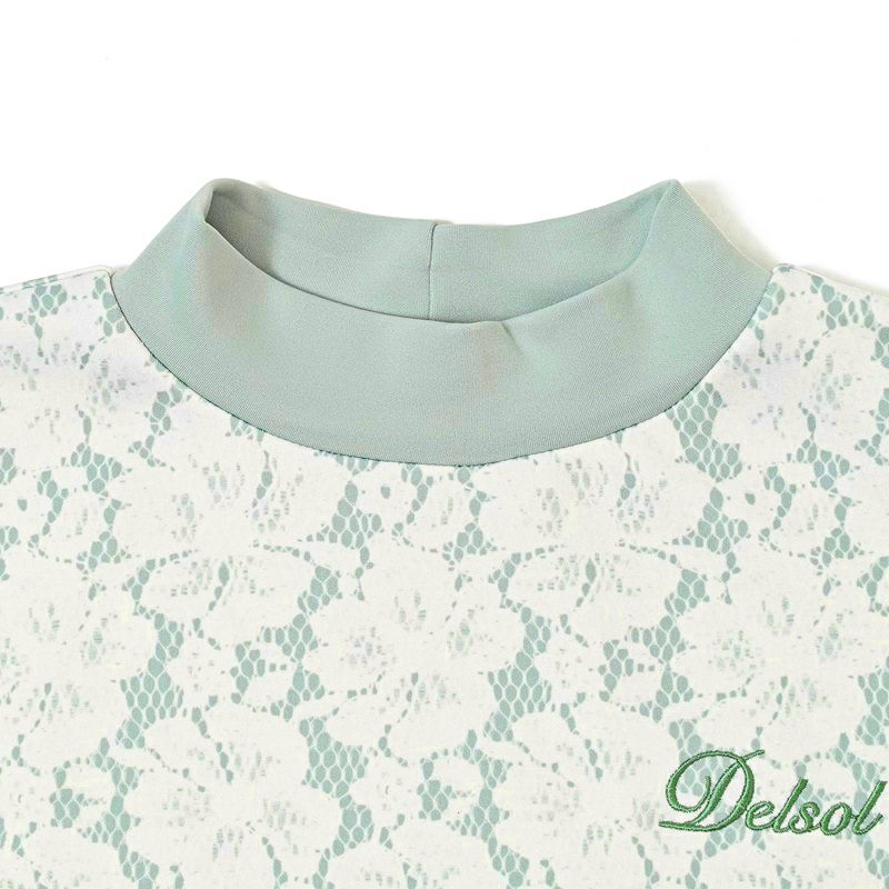 High neck shirt for women Delsol Golf DELSOL GOLF 2025 Spring/Summer New Golf Wear