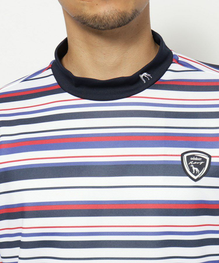 High neck shirt for men adabat adabat 2025 spring/summer new golf wear