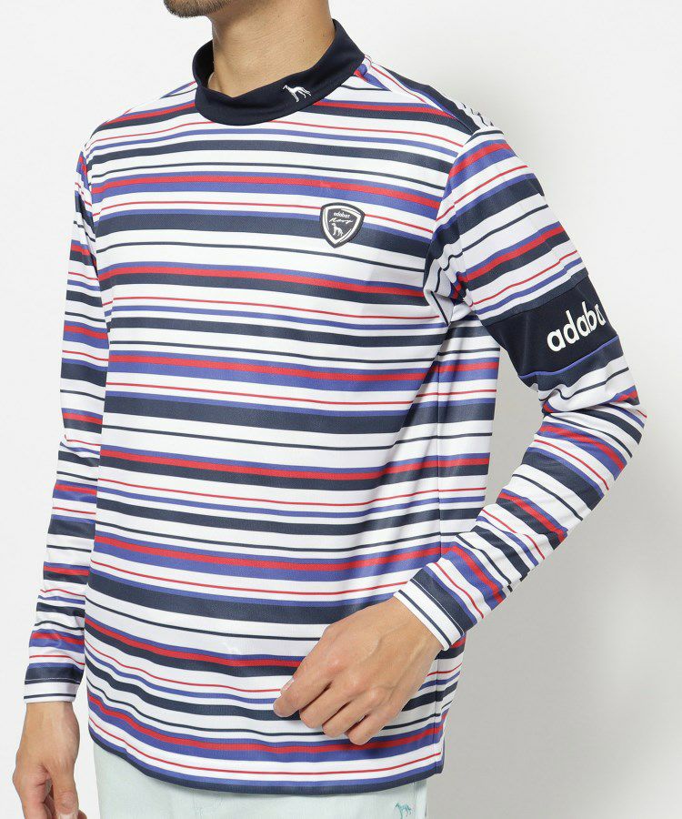 High neck shirt for men adabat adabat 2025 spring/summer new golf wear