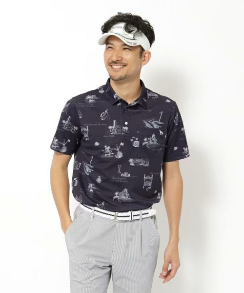 Polo shirt for men adabat adabat 2025 spring/summer new golf wear