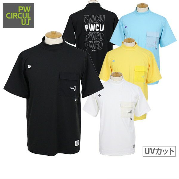 High neck shirt for men PW CIRCULUS 2025 Spring/Summer New Golf Wear