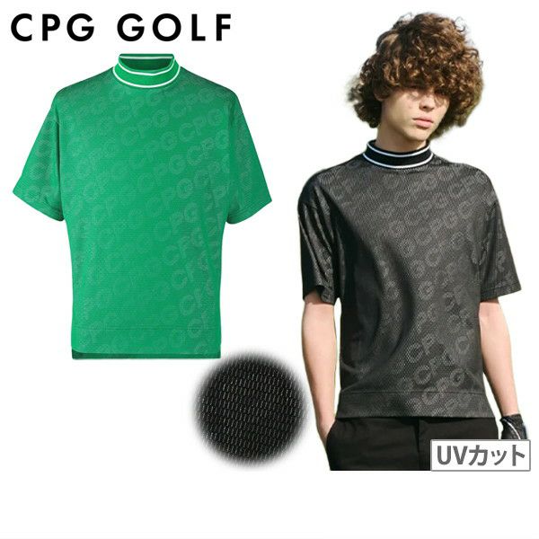 TES GOLF 4WAY STRETCH MOCK NECK GOLFING LOGO / ハイネックT