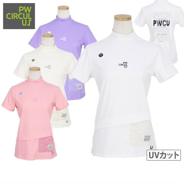 High neck shirt for women PW CIRCULUS 2025 Spring/Summer New Golf Wear