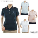 女子馬球襯衫湯米·希爾菲格（Tommy Hilfiger）高爾夫湯米·希爾菲格（Tommy Hilfiger）高爾夫日本正版產品高爾夫服裝
