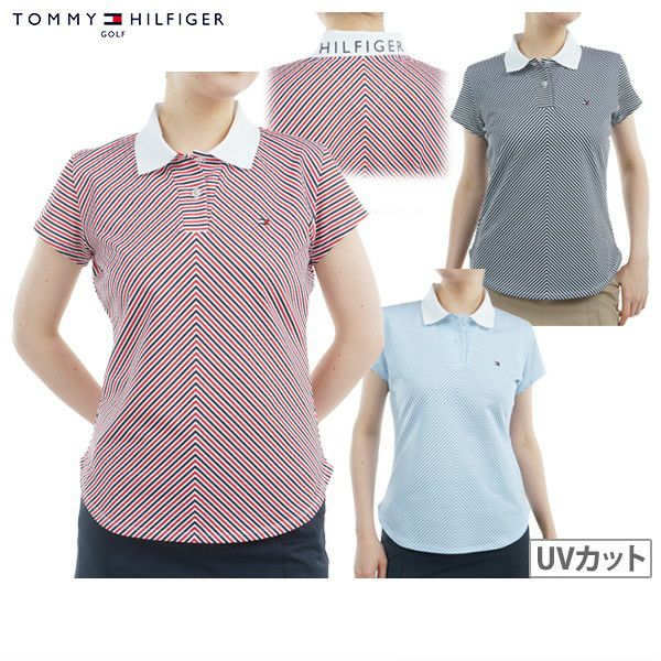 女子马球衬衫Tommy Hilfiger高尔夫Tommy Hilfiger高尔夫日本正版产品2025春季/夏季新高尔夫服装