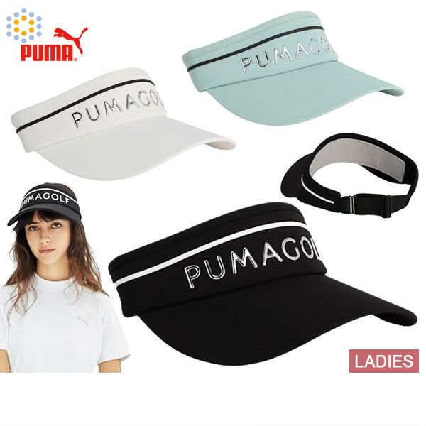 Sun visor for women PUMA GOLF Japanese genuine product Japanese standard 2025 Spring/Summer new golf