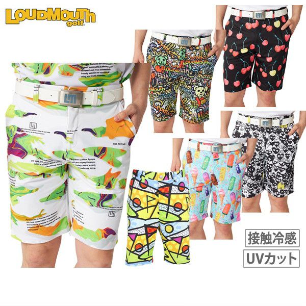 Men's Shorts Loudmouth Golf LOUDMOUTH GOLF Japanese Official Product Japanese Standard 2025 Spring/Summer New Golf Wear